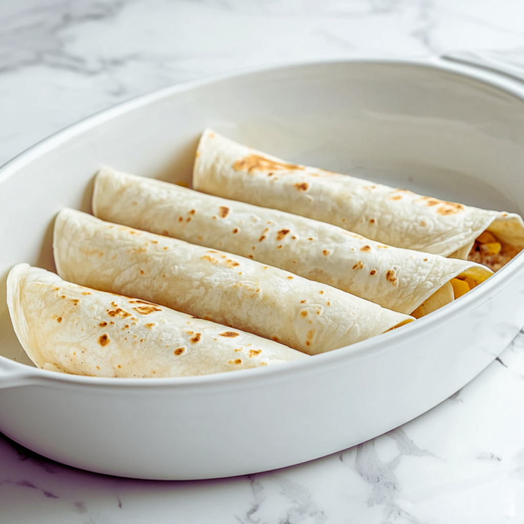 Close-up of frying tortillas in a pan
