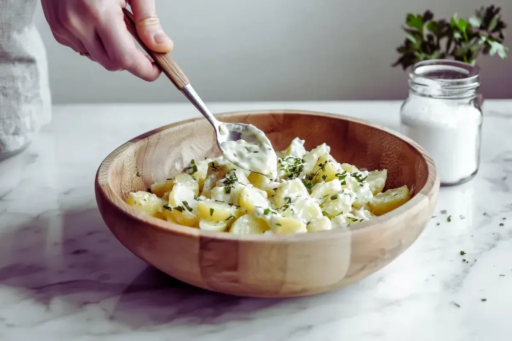 Tips for adjusting acidity in potato salad