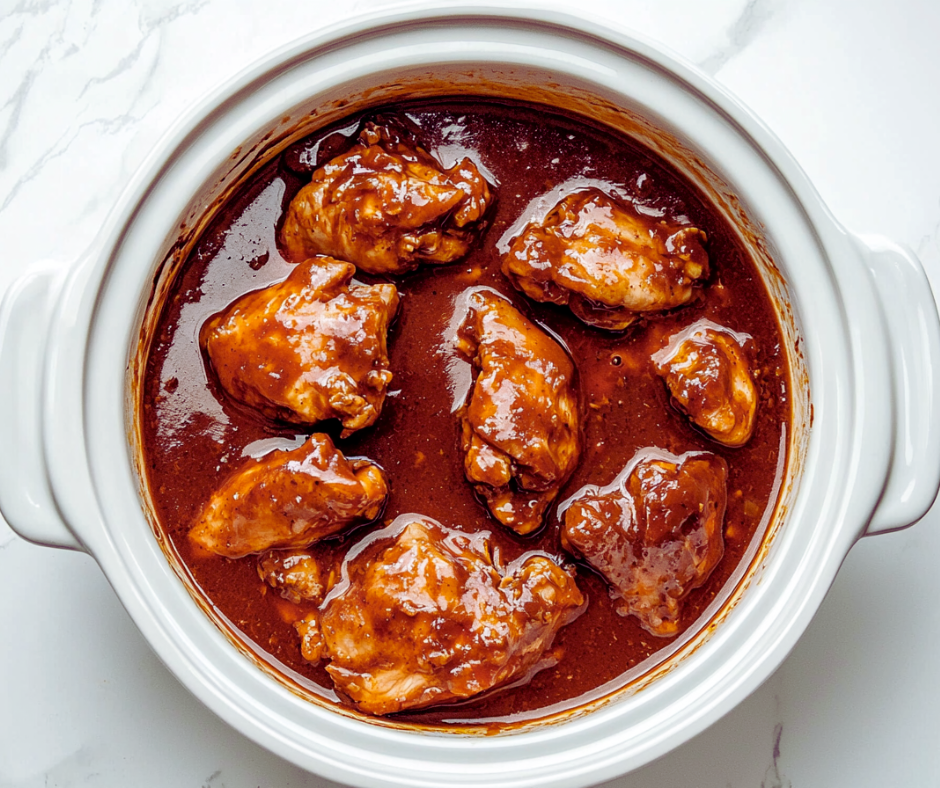 Jezebel Chicken in a crockpot