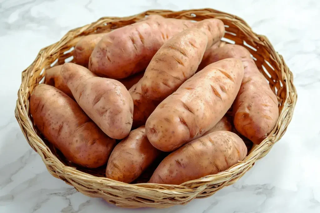 "Makah Ozette Potatoes on Table"