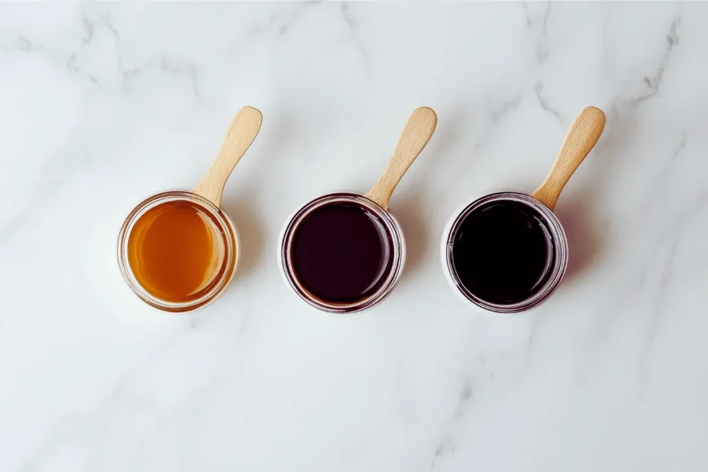 Different types of molasses