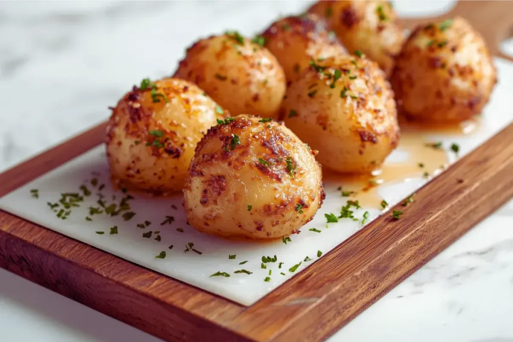 "Close-up of Makah Ozette Potatoes"