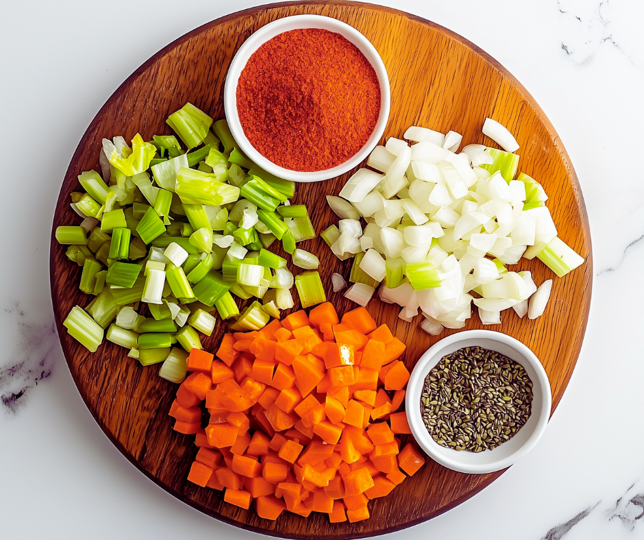 Preparing Ingredients for Soup
